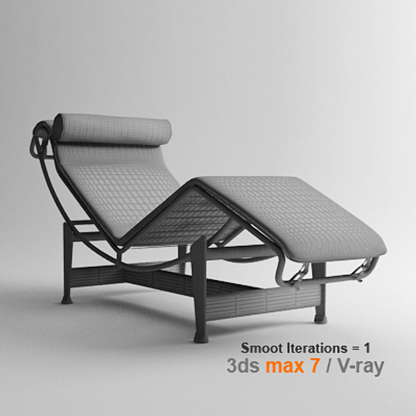3d max design le corbusier - le corbusier lc4 by lajhar